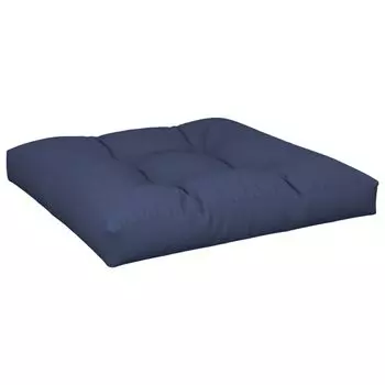 Подушка-поддон vidaXL темно-синий 70x70x12 см ткань