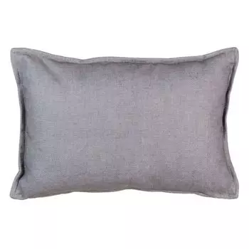 Подушка полиэстер светло-серая 45 х 30 см BigBuy Home