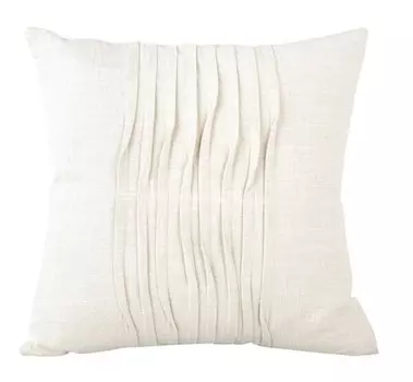 Подушка Present Time Wave, 45x45x45 см цвет elfenbein