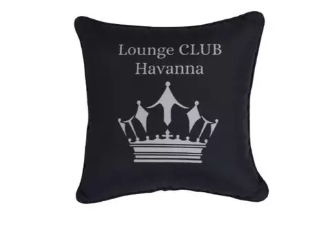Подушка Primaster Lounge Club Havana 45 x 45 см, черная