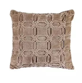 Подушка PTMD Collection Nasim, 45x45x45 см, кремово-белый