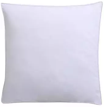 Подушка QUEENS TEXTILES из натурального волокна "Ява", (1 шт.) 80х10х80 см, белый