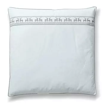 Подушка RIBECO, 80x80 см, серый/белый