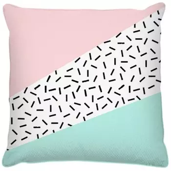 Подушка с цифровой печатью Dmora, 40x5x40 см, многоцветный