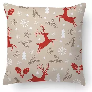 Подушка с цифровой печатью Dmora, 40x5x40 см, многоцветный