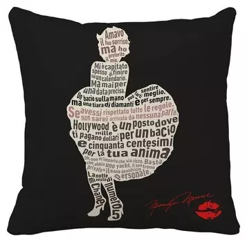 Подушка с цифровой печатью Ideallux, 40x5x40 см, многоцветный