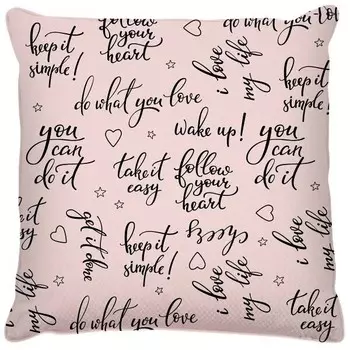 Подушка с цифровой печатью Ideallux, 40x5x40 см, многоцветный