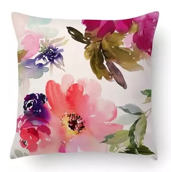 Подушка с цифровой печатью Ideallux, 40x5x40 см, многоцветный