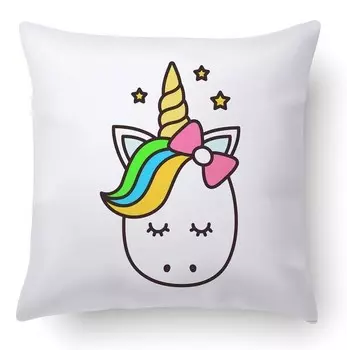 Подушка с цифровой печатью Ideallux, 40x5x40 см, многоцветный