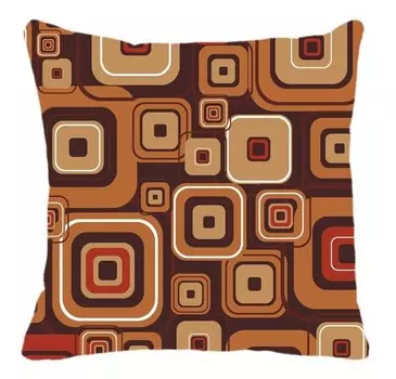 Подушка с цифровой печатью Ideallux, 40x5x40 см, многоцветный