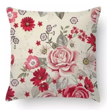 Подушка с цифровой печатью Ideallux, 40x5x40 см, многоцветный