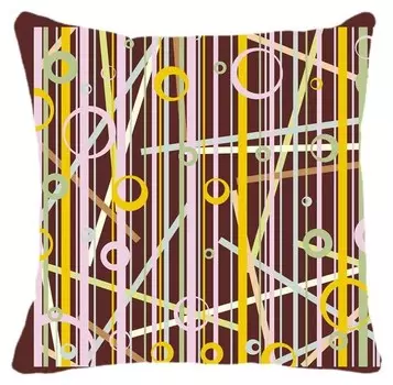 Подушка с цифровой печатью Ideallux, 40x5x40 см, многоцветный