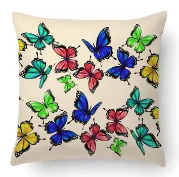 Подушка с цифровой печатью Ideallux, 40x5x40 см, многоцветный