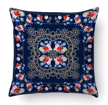 Подушка с цифровой печатью Ideallux, 40x5x40 см, многоцветный