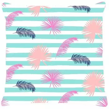 Подушка с цифровой печатью Ideallux, 40x5x40 см, многоцветный