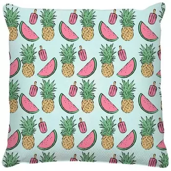 Подушка с цифровой печатью Ideallux, 40x5x40 см, многоцветный