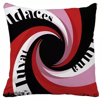 Подушка с цифровой печатью Ideallux, 40x5x40 см, многоцветный