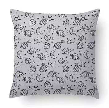 Подушка с цифровой печатью Ideallux, 40x5x40 см, многоцветный