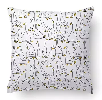 Подушка с цифровой печатью Ideallux, 40x5x40 см, белый