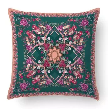 Подушка с цифровой печатью Ideallux, 40x5x40 см, многоцветный