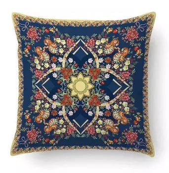 Подушка с цифровой печатью Ideallux, 40x5x40 см, многоцветный