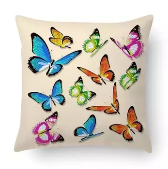 Подушка с цифровой печатью Ideallux, 40x5x40 см, многоцветный