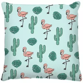 Подушка с цифровой печатью Ideallux, 40x5x40 см, синий