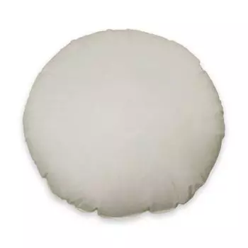 Подушка с наполнителем, перьевая подушка, 50 см, круглая подушка с наполнителем, подушка для дивана, декоративная подушка, чехол из хлопка Haus und Deko