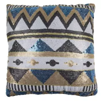 Подушка с пайетками Этно Стиль II Out of the blue