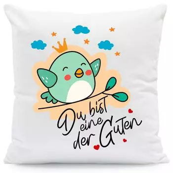 Подушка с принтом и надписью «Ты одна из хороших»: с наполнителем Gravurzeile