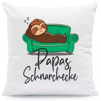 Подушка с принтом и угловым узором для храпа: с папиным наполнителем Gravurzeile