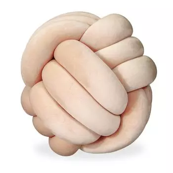 Подушка с узлом Relaxdays, бежевый