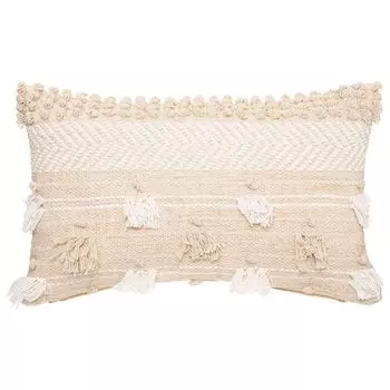 Подушка "Sable cuivr" из хлопка бежевого цвета 30х50 см - Atmosphera crateur d'interieur Atmosphera Crateur d'intrieur