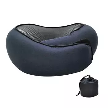 Подушка-самолет с сумкой для хранения, медленное отскок, мягкое охлаждение, темно-синий1 Stuttg