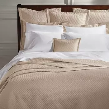 Подушка Sateen Argyle Sham, King Ralph Lauren, коричневый/бежевый