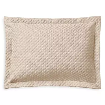 Подушка Sateen Argyle Sham, Standard Ralph Lauren, коричневый/бежевый