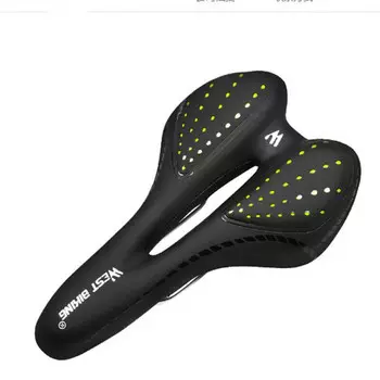 Подушка сиденья для горного велосипеда SHENGXIN, удобная и простая силиконовая подушка для сиденья, велосипедное седло, сумка для велосипедного оборудования, аксессуары для велосипедного сиденья, флуоресцентный зеленый цвет