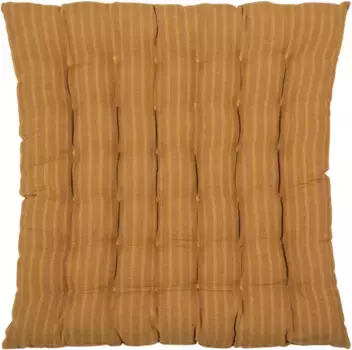 Подушка сиденья PAD "Fiora", ручная работа 40х40 см, горчичный