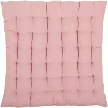 Подушка сиденья PAD "Леда", ручная работа 40х40 см, розовый