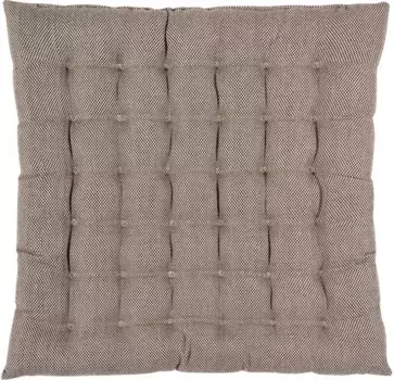 Подушка сиденья PAD "Ризотто", ручная работа 40х40 см, цвет stone + unifarben