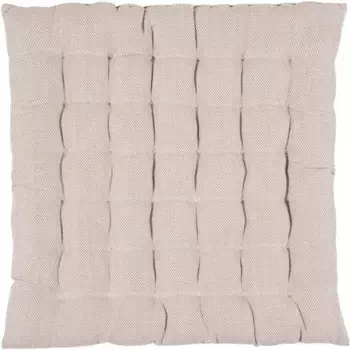 Подушка сиденья PAD "Ризотто", ручная работа 40х40 см, песочный