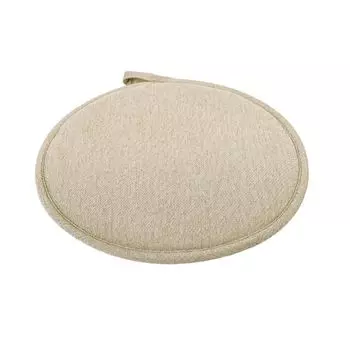 Подушка сиденья с круглой ручкой, нескользящая, не скатывается, ультрамягкая, бежевого цвета. Stuttg, бежевый