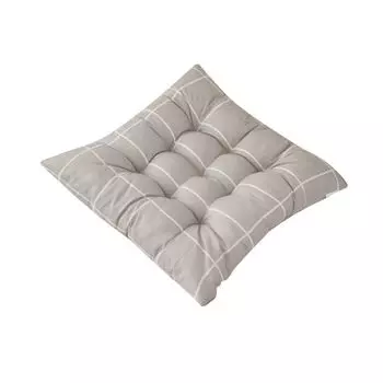 Подушка сиденья стула Нескользящая утолщенная подушка для стула Подушка сиденья для офисных стульев-черный Stuttg, серый