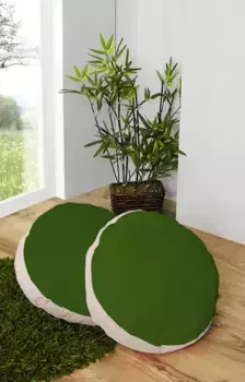 Подушка сиденья Тикаа Ticaa 40х40 см, желто-зеленый