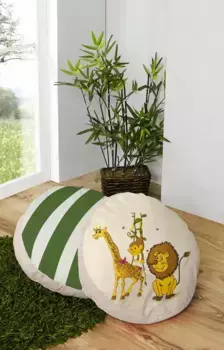 Подушка сиденья Тикаа Ticaa 40х40 см, зеленый