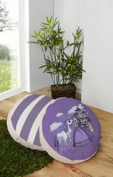 Подушка сиденья Тикаа Ticaa 40х40 см, фиолетовый