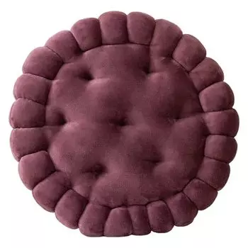 Подушка сиденья утолщенная, супермягкая квадратная напольная подушка для стула, дивана, подушка для дома, оранжевая Stuttg, мультиколор