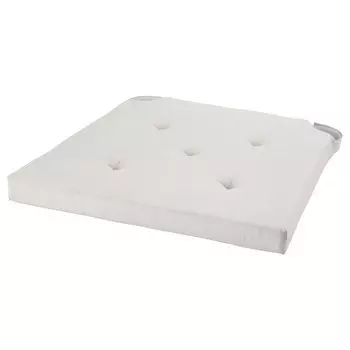Подушка сидение Ikea Justina, белый, 42/35x40x4 см