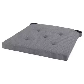Подушка сидение Ikea Justina, серый, 42/35x40x4 см