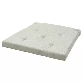 Подушка сидение Ikea Justina, светло-зеленый, 42/35x40x4 см